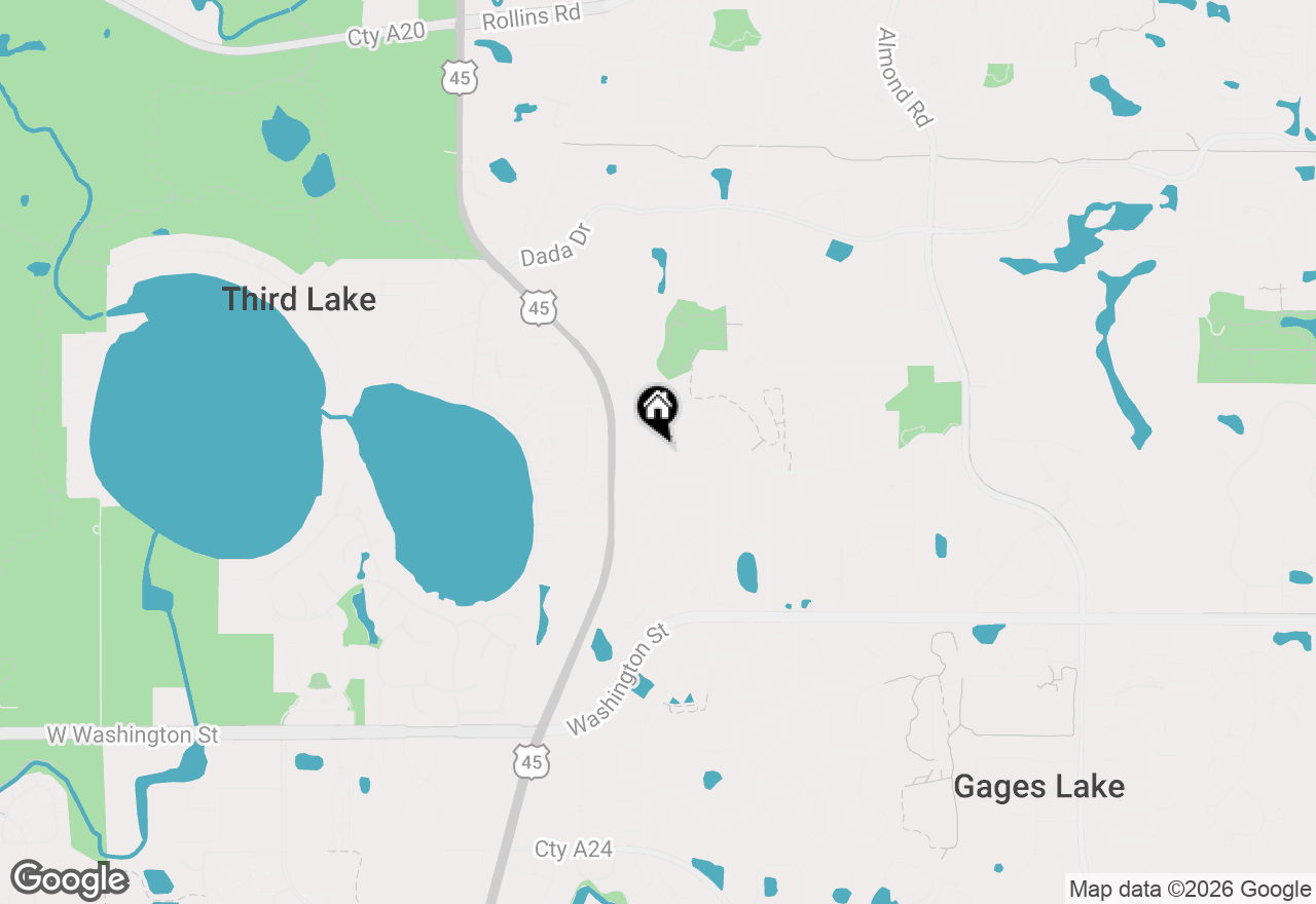 Map of 7781 Rippling Ridge Court, Gurnee, IL 60031