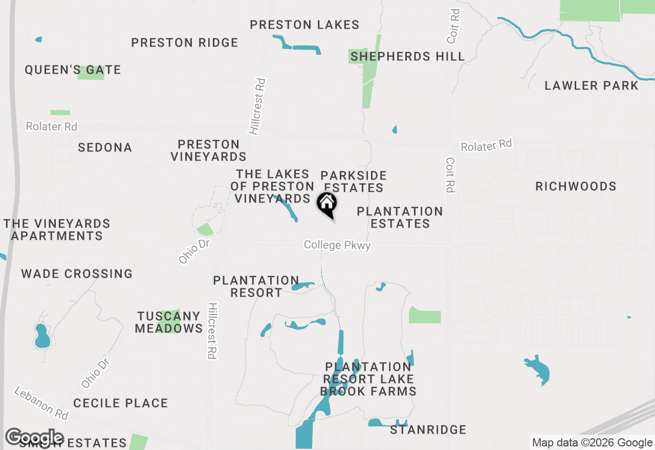 Map of 6464 Richmond Drive, Frisco, TX 75035