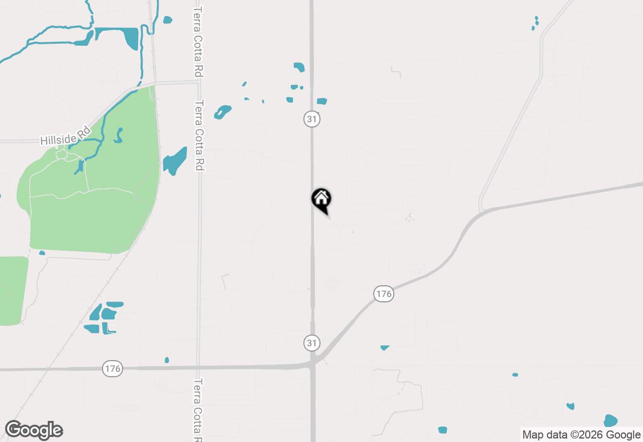 Map of 602 Cassia Court, Crystal Lake, IL 60012
