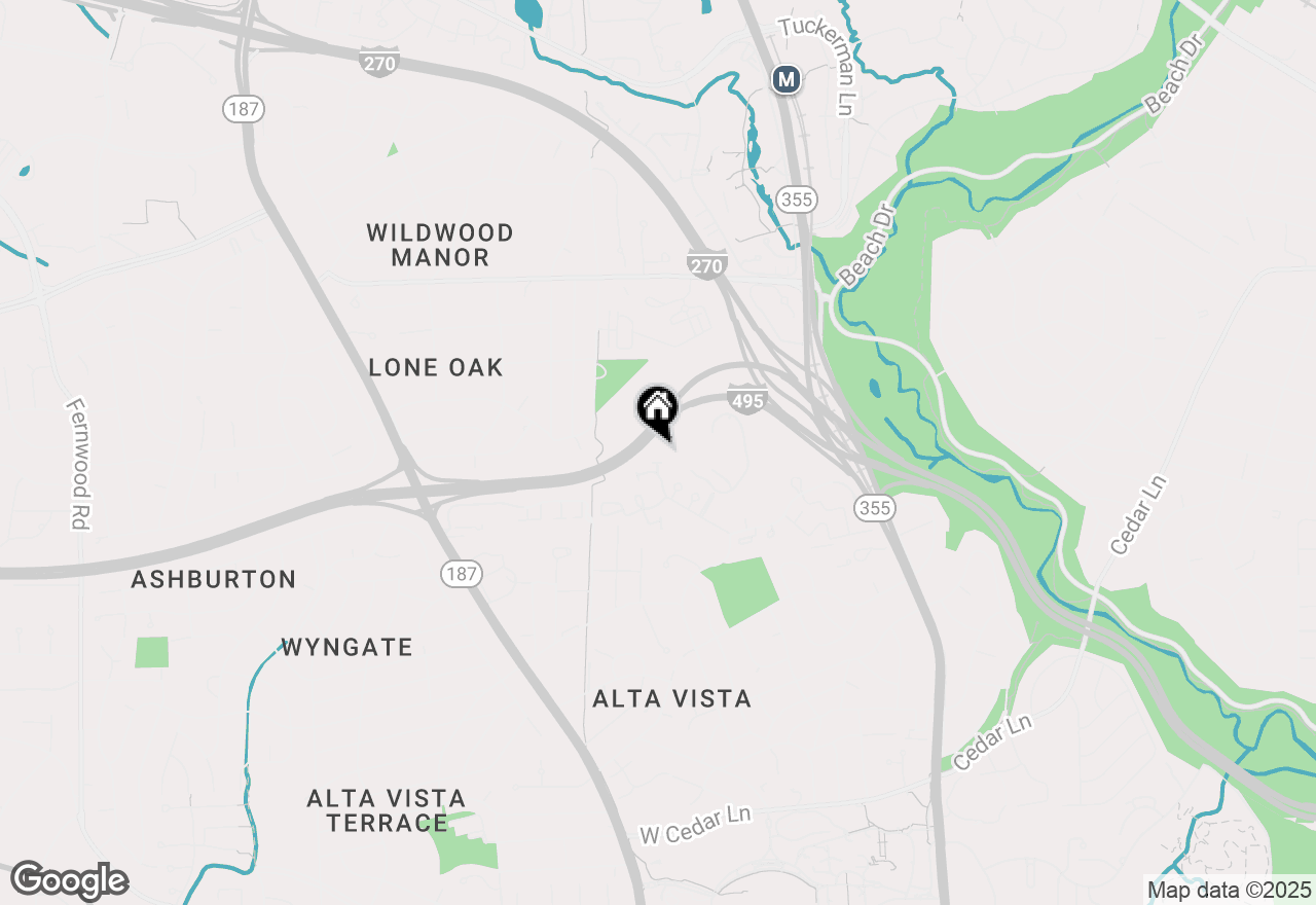 Map of 9821 Tiffany Hill Court #71, Bethesda, MD 20814