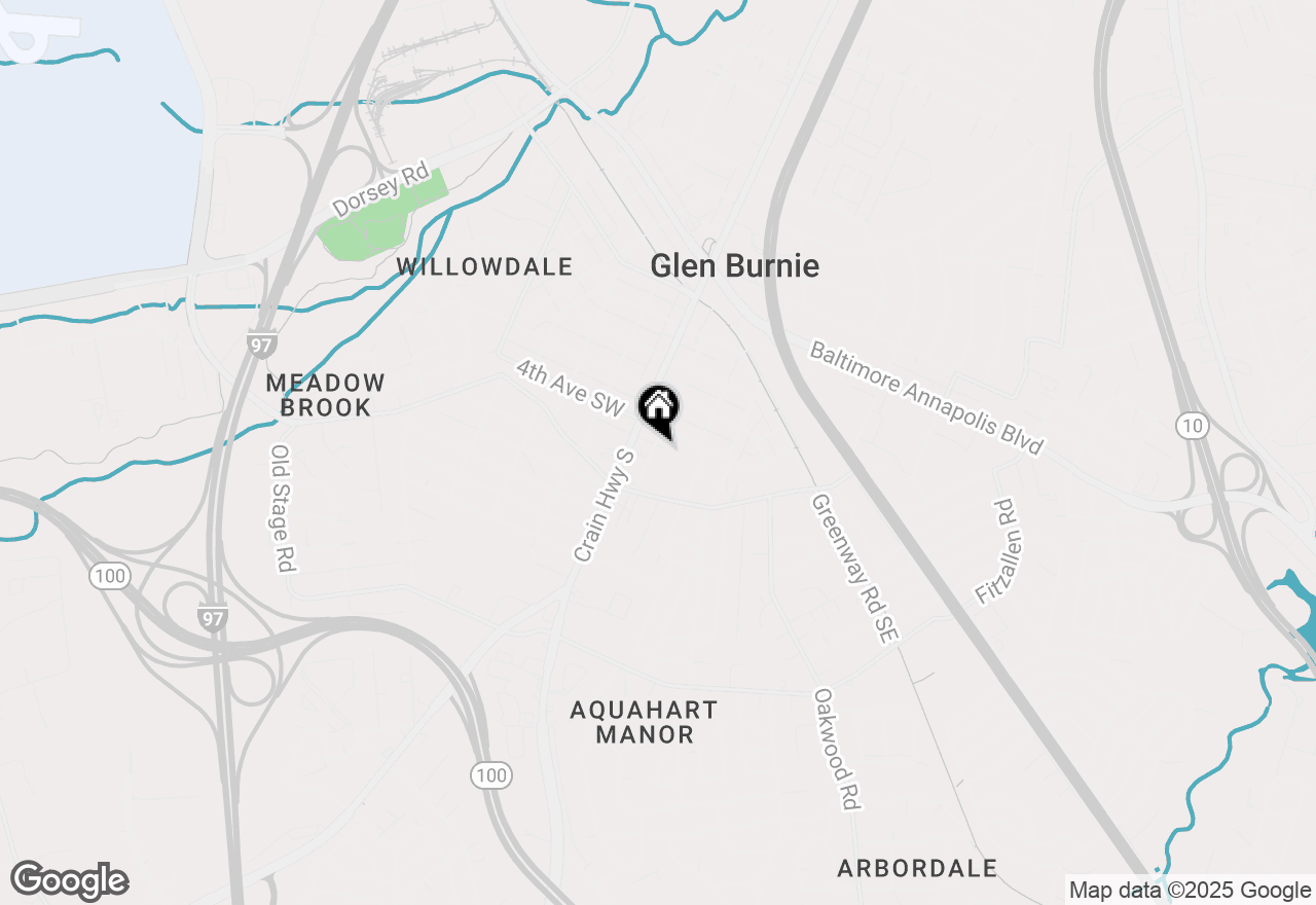 Map of 408 Padfield Boulevard, Glen Burnie, MD 21061