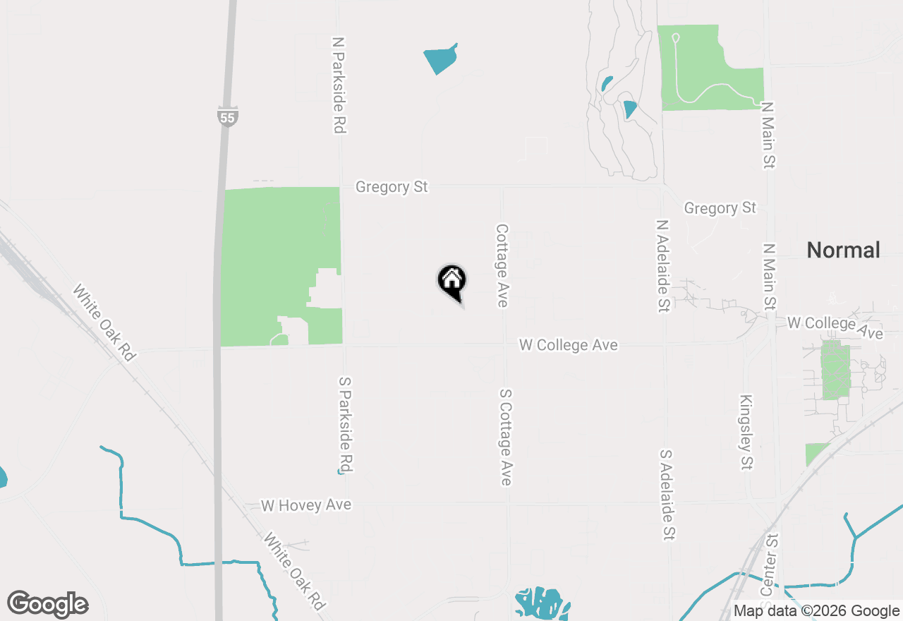 Map of 9 Linda Lane, Normal, IL 61761