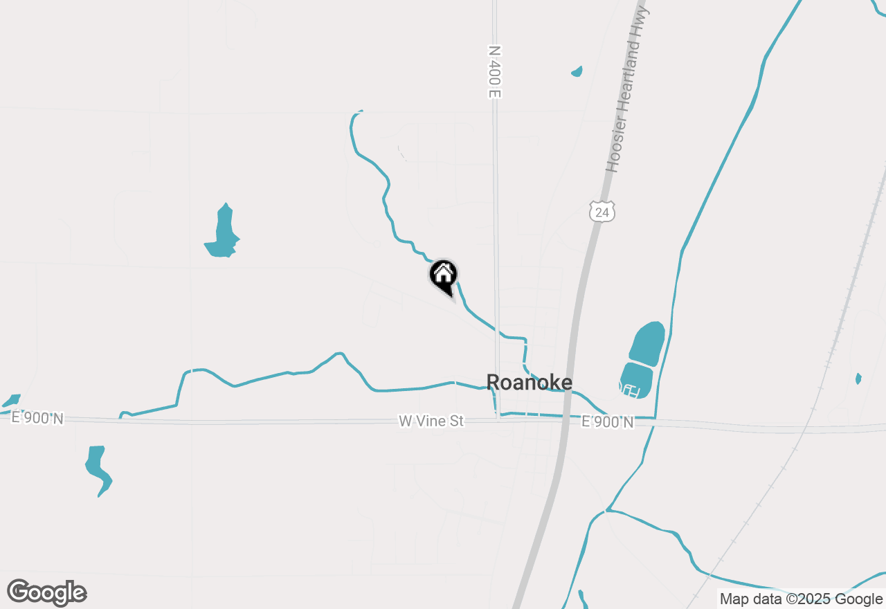 Map of 420 Posey Hill Street, Roanoke, IN 46783