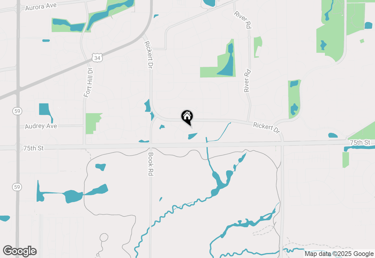 Map of (Address confidential), Naperville, Illinois 60540