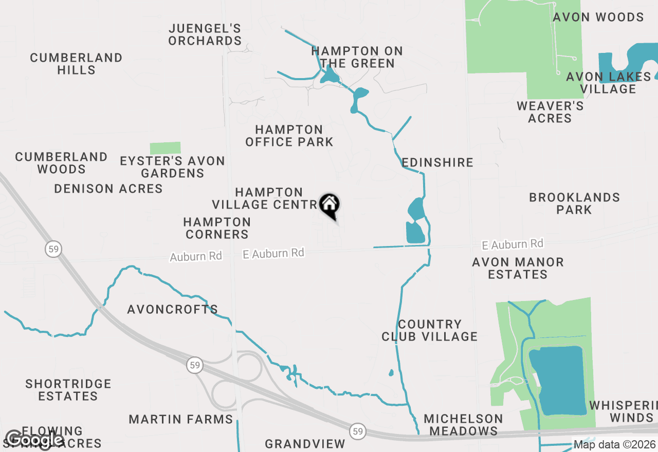 Map of 2817 Hartwick Drive, Rochester Hills, MI 48307