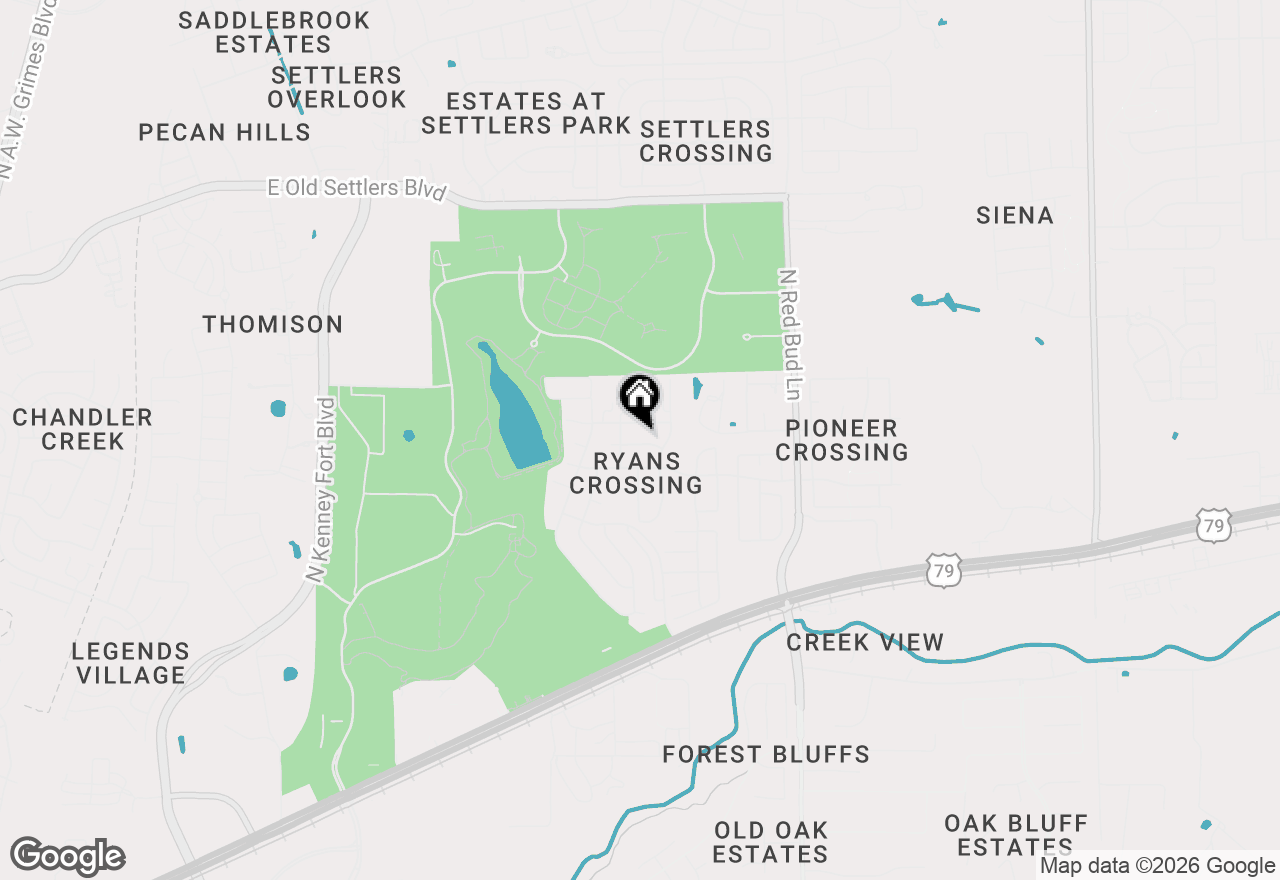 Map of 1506 Jackie Robinson Pl, Round Rock, TX 78665