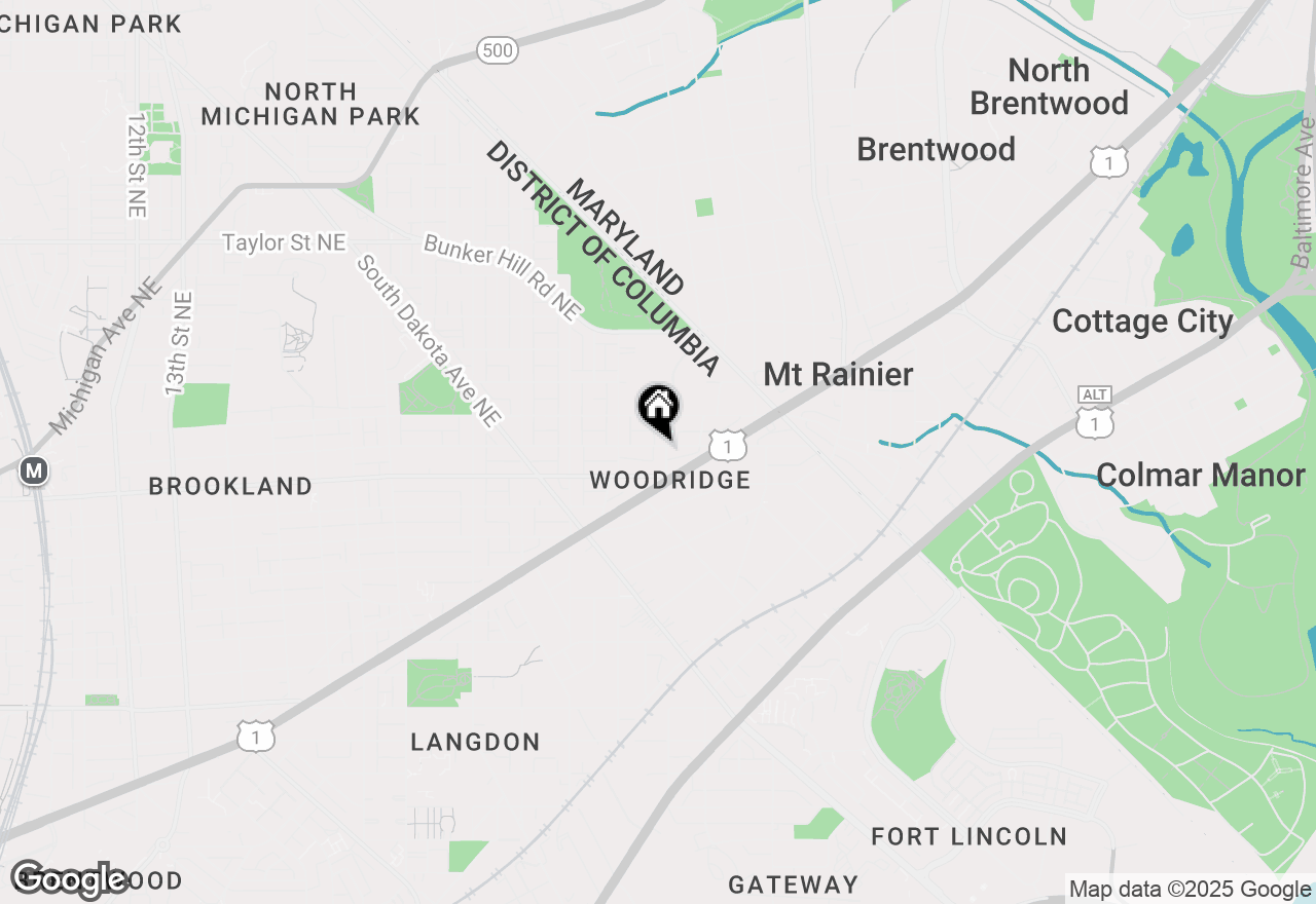 Map of 3520 28th Street Ne, Washington, DC 20018