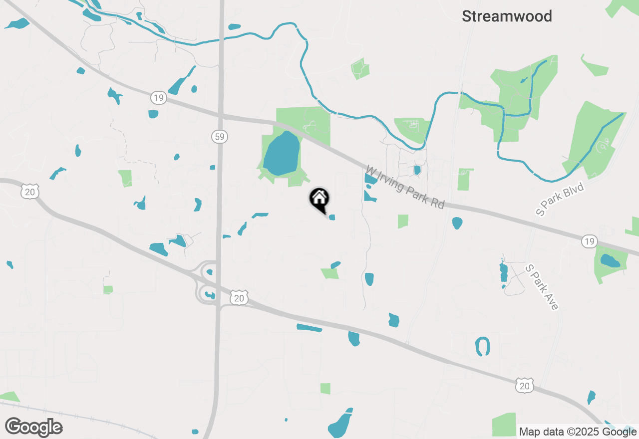 Map of 1108 Oak Ridge Drive, Streamwood, IL 60107
