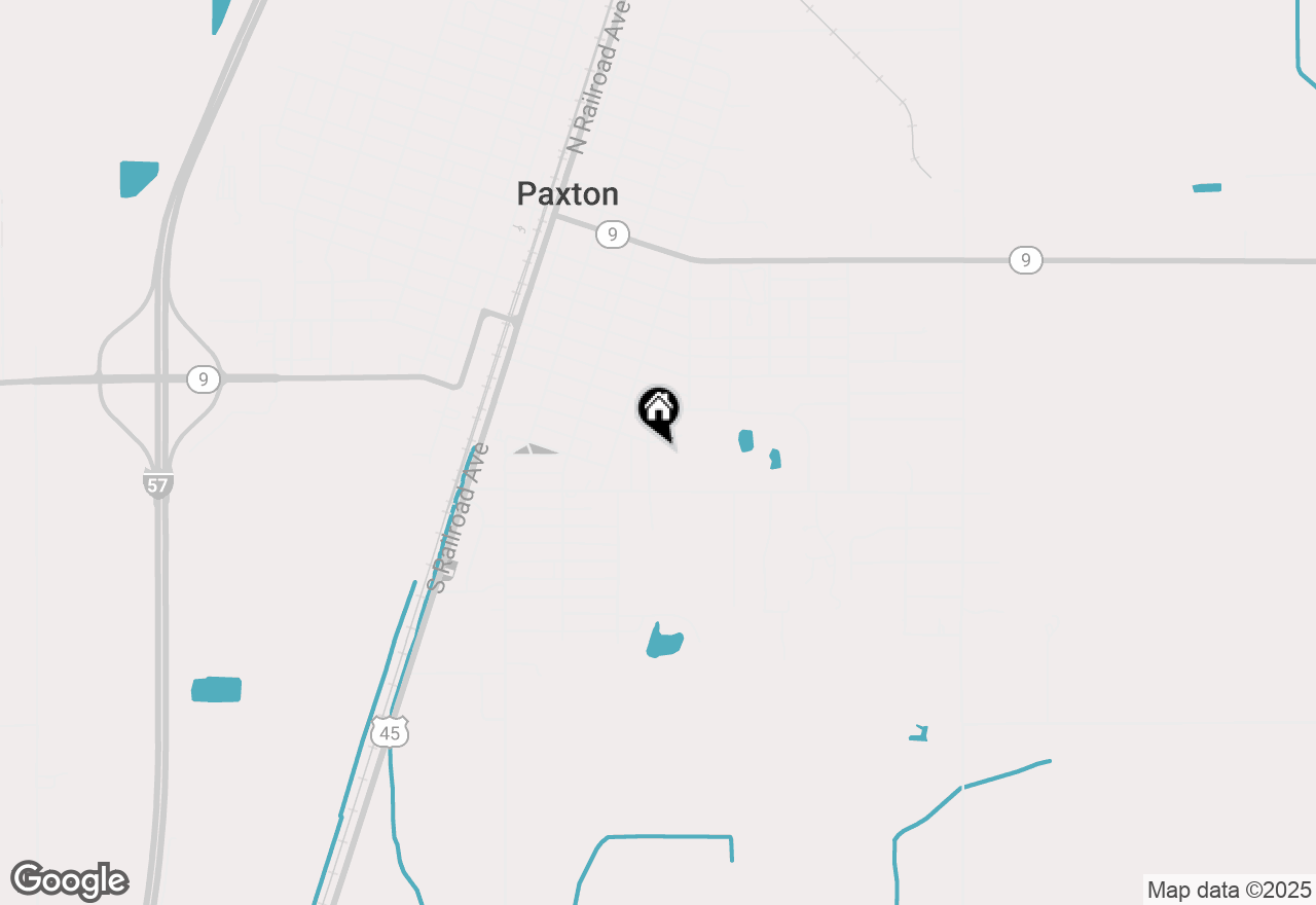 Map of 609 S Park Street, Paxton, IL 60957