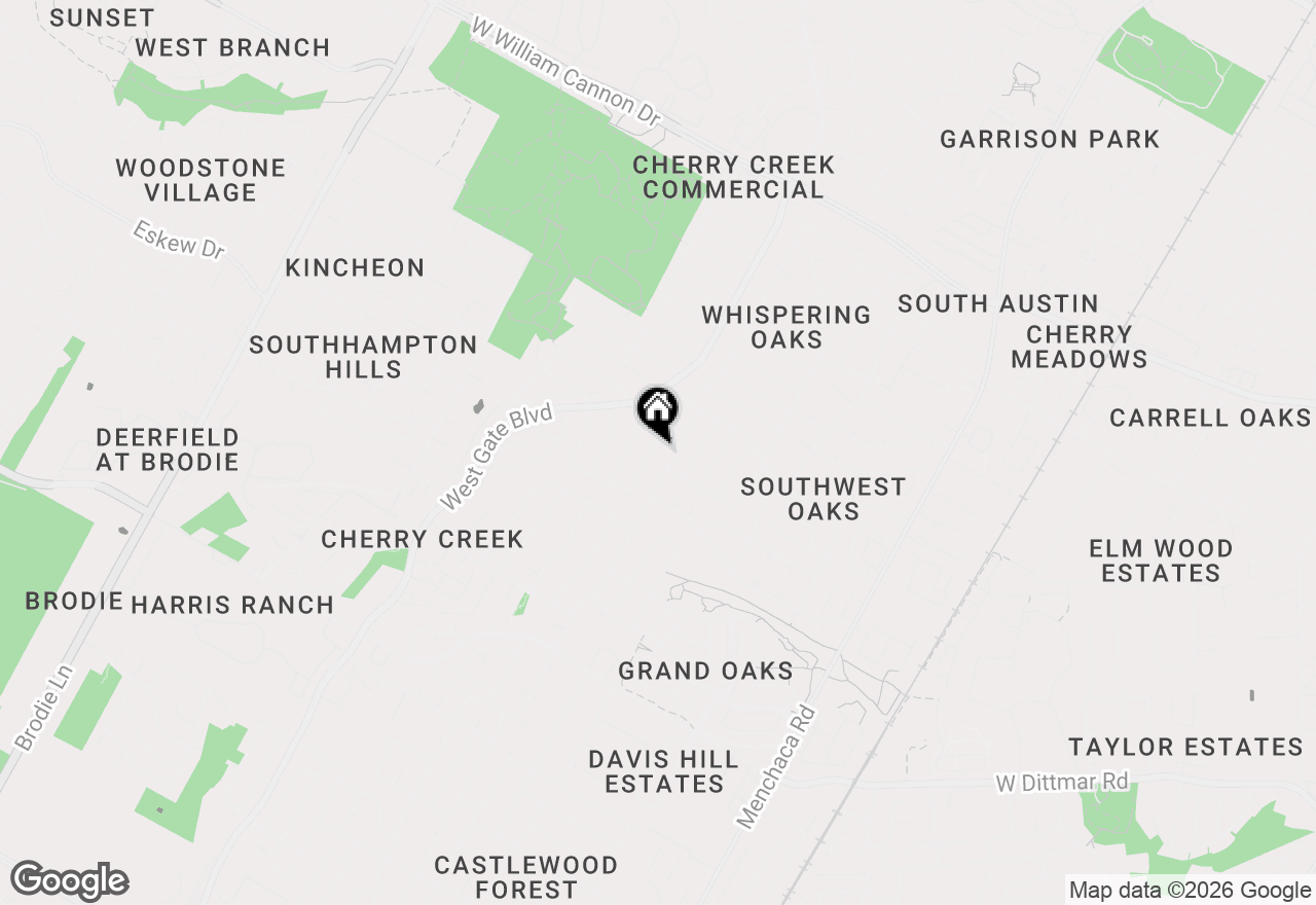 Map of 2605 Market Garden Ln, Austin, TX 78745