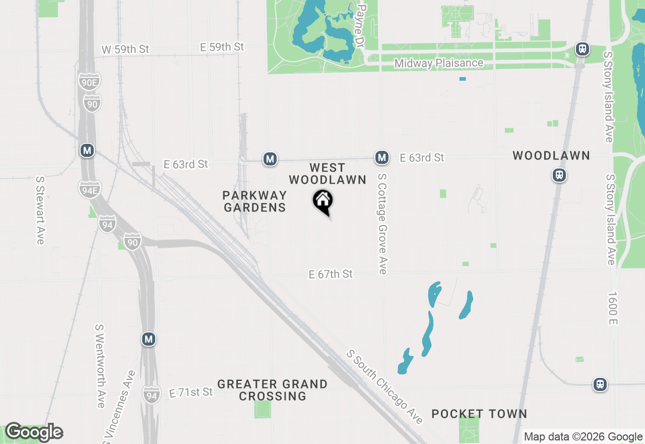 Map of 6506 S Saint Lawrence Avenue, Chicago, IL 60637