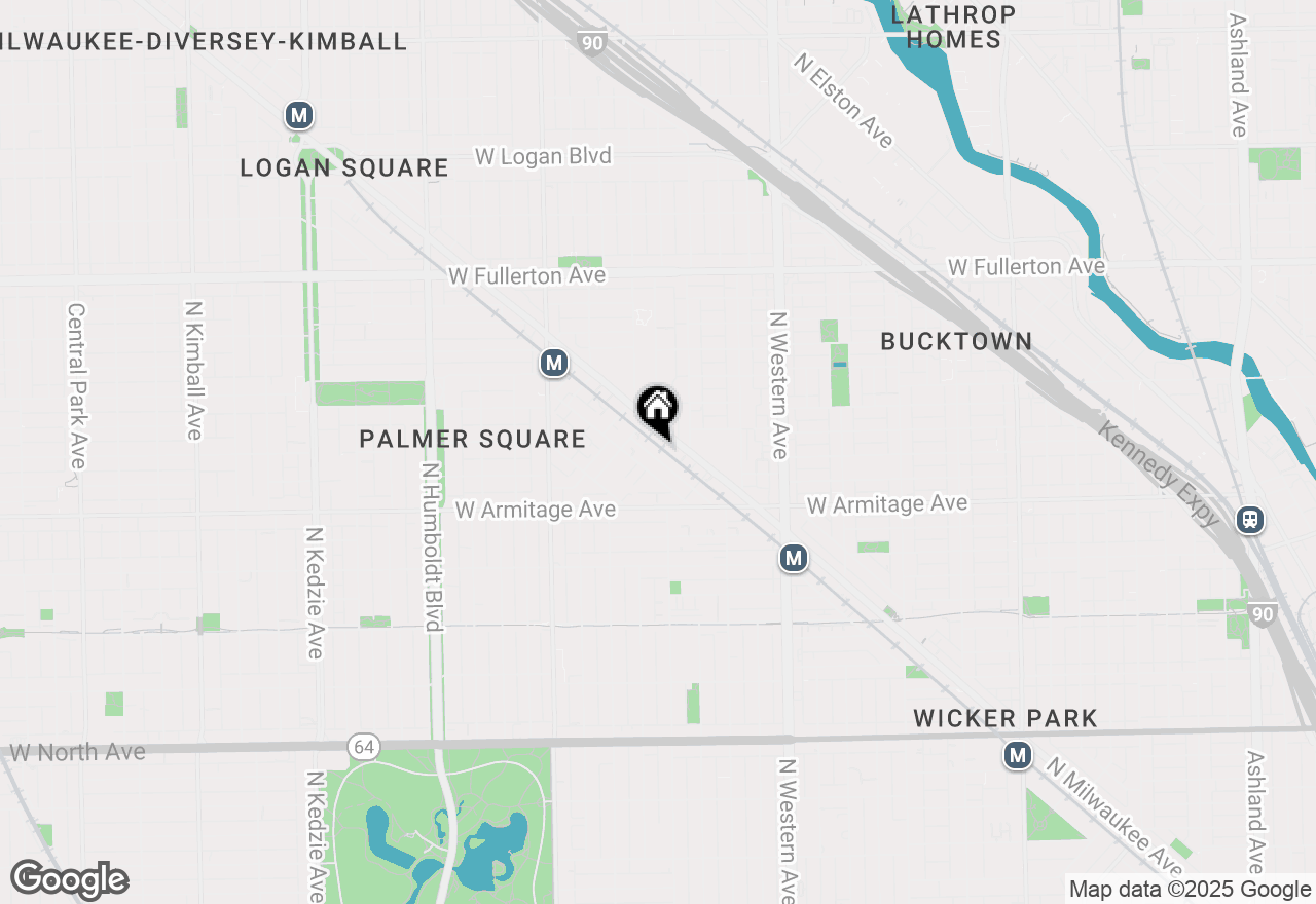 Map of 2119 N Bingham Street, Chicago, IL 60647