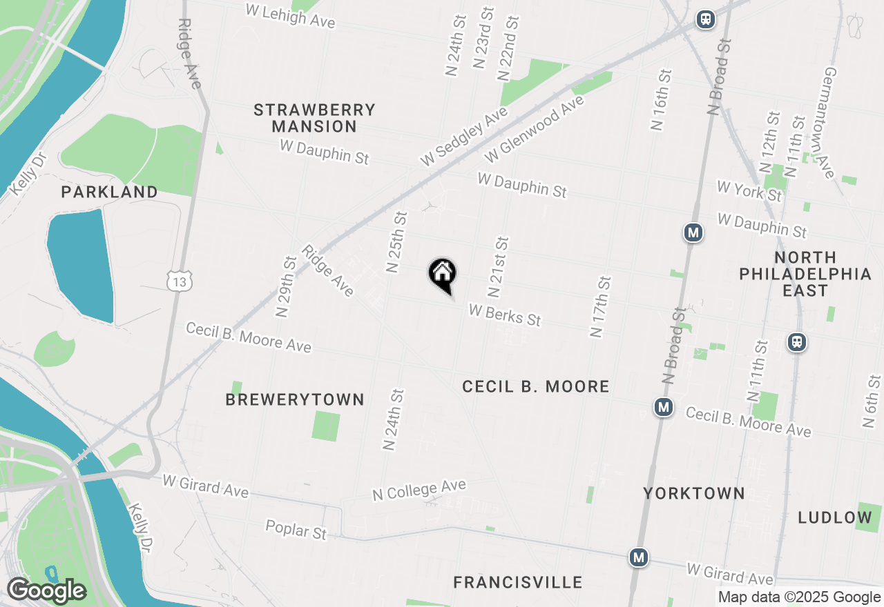 Map of 1901 N 23rd Street, Philadelphia, PA 19121