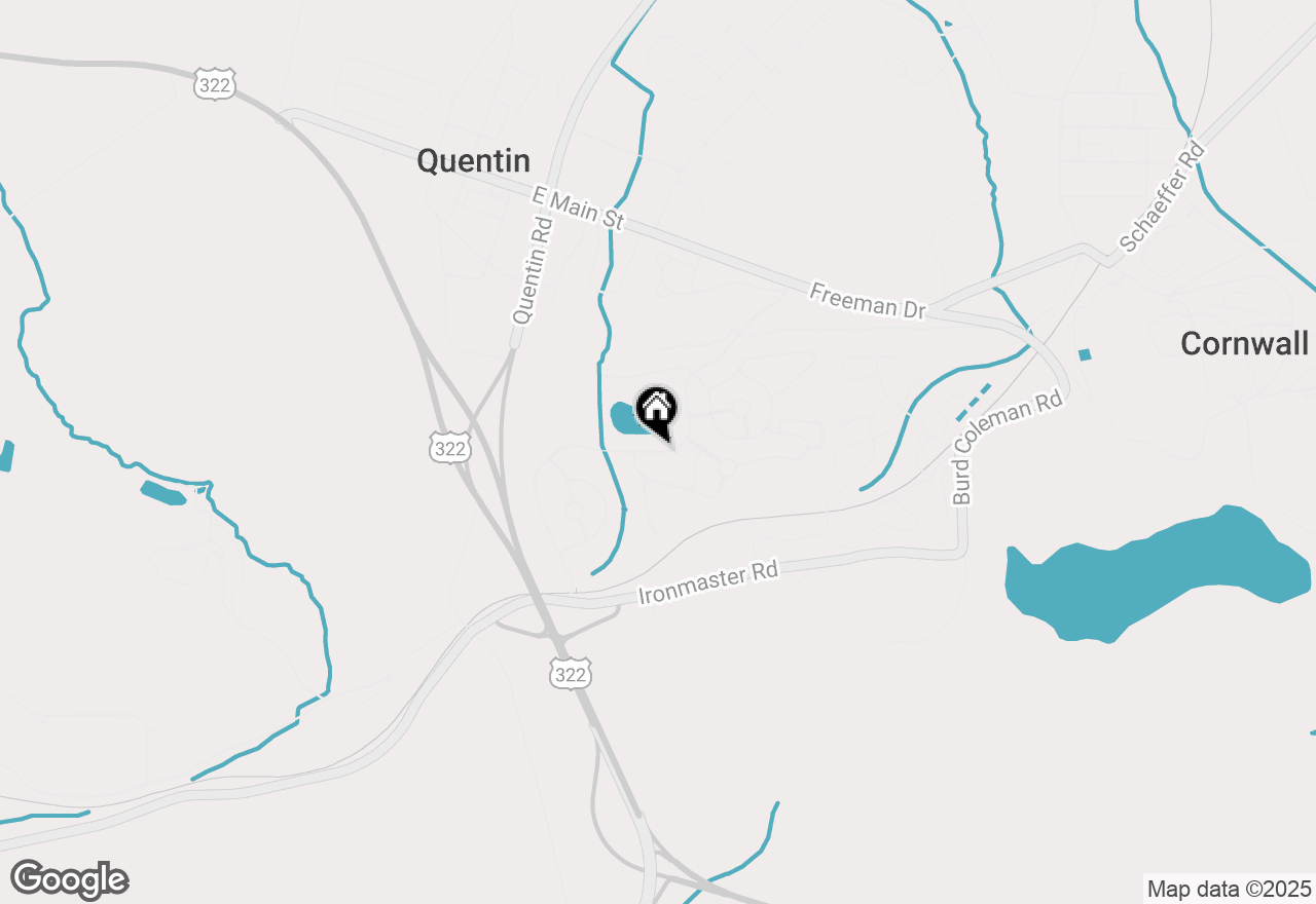 Map of 1045 Alden Way, Lebanon, PA 17042