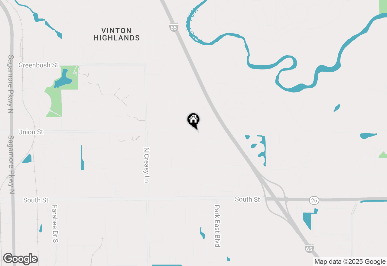 Map of 3893 Union Street, Lafayette, IN 47905