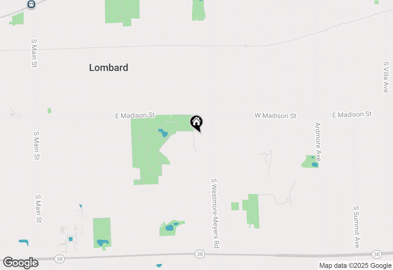 Map of 703 S Ahrens Avenue, Lombard, IL 60148