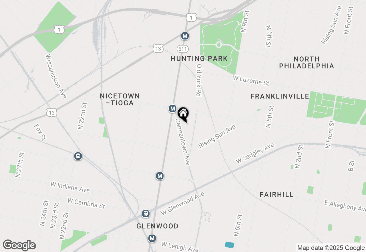 Map of 3546 N 13th Street, Philadelphia, PA 19140