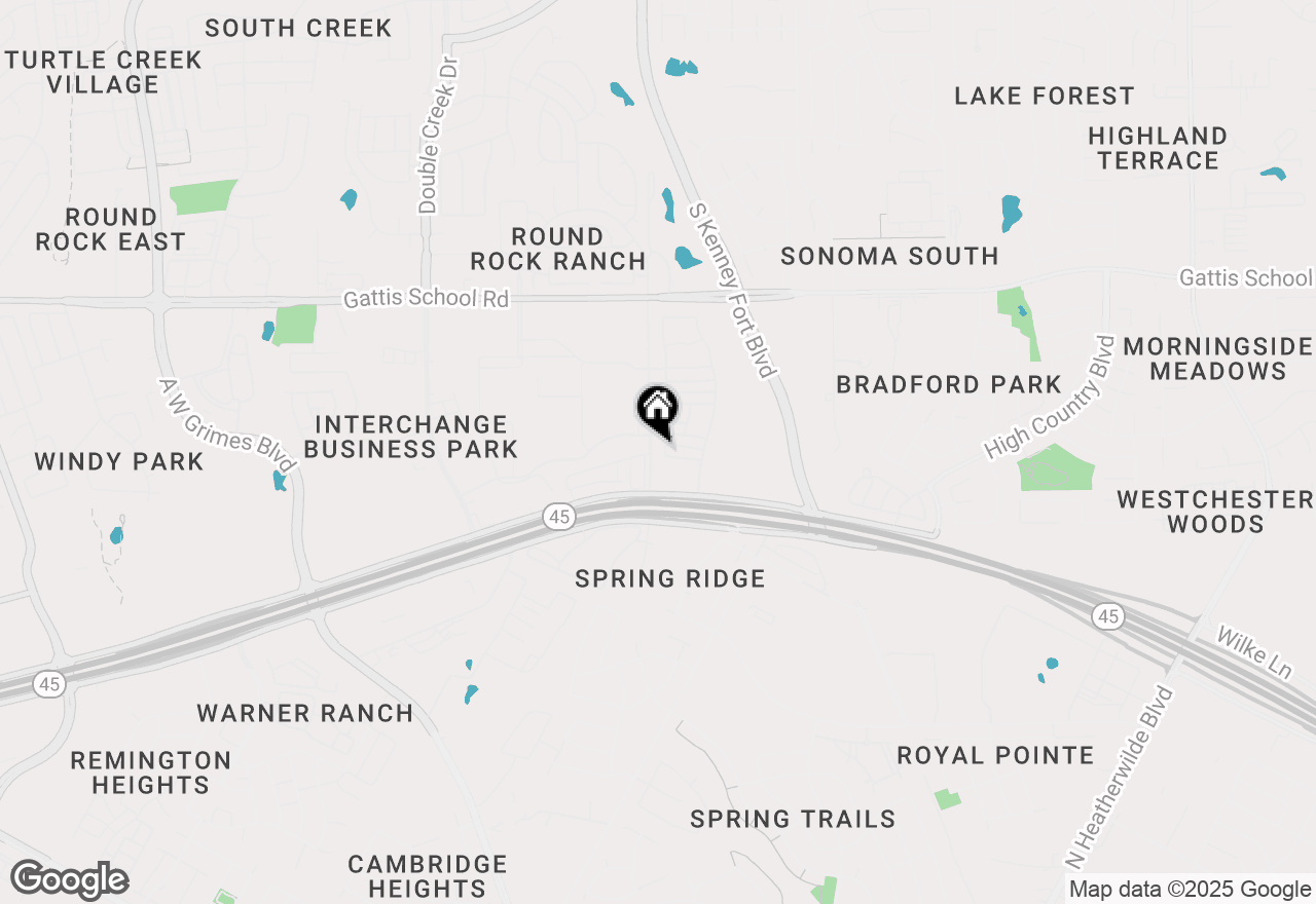 Map of 2048 Hat Bender Loop, Round Rock, TX 78664