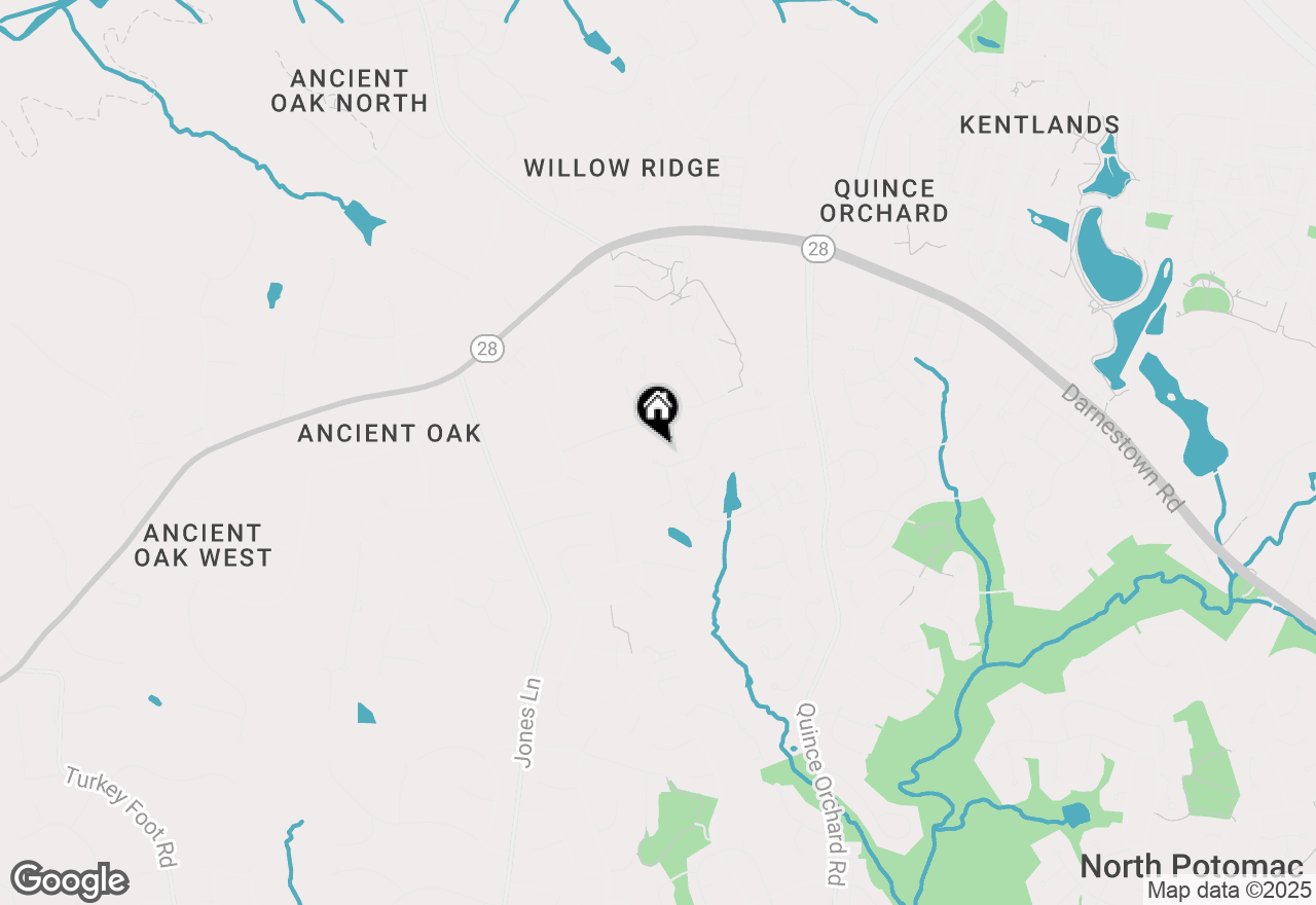 Map of 12505 Fellowship Lane, North Potomac, MD 20878
