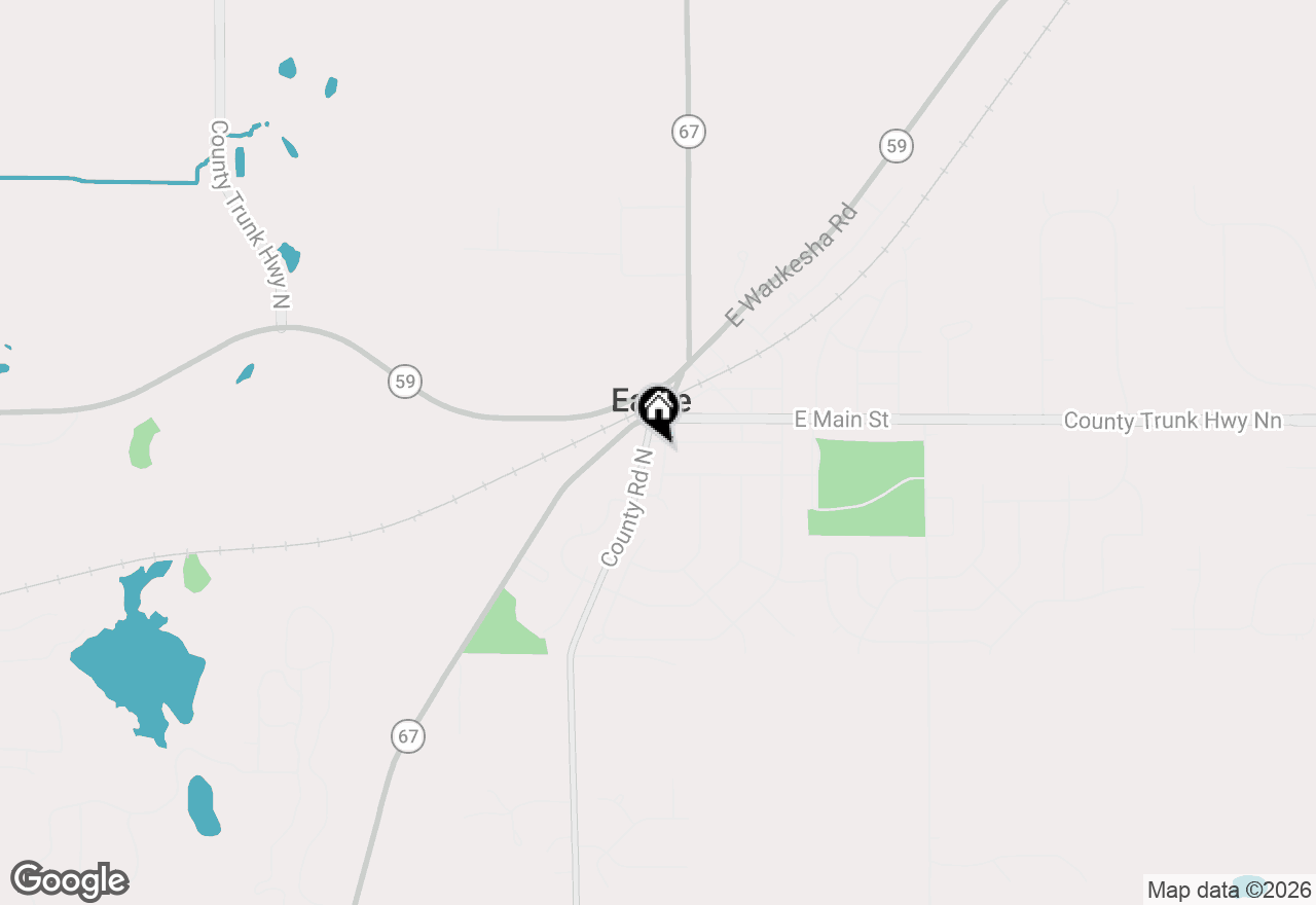 Map of 103 W Eagle St, Eagle, WI 53119