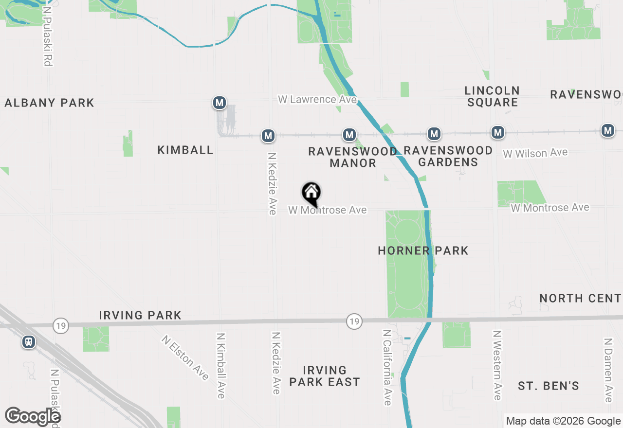 Map of 3037 W Montrose Avenue #3A, Chicago, IL 60618