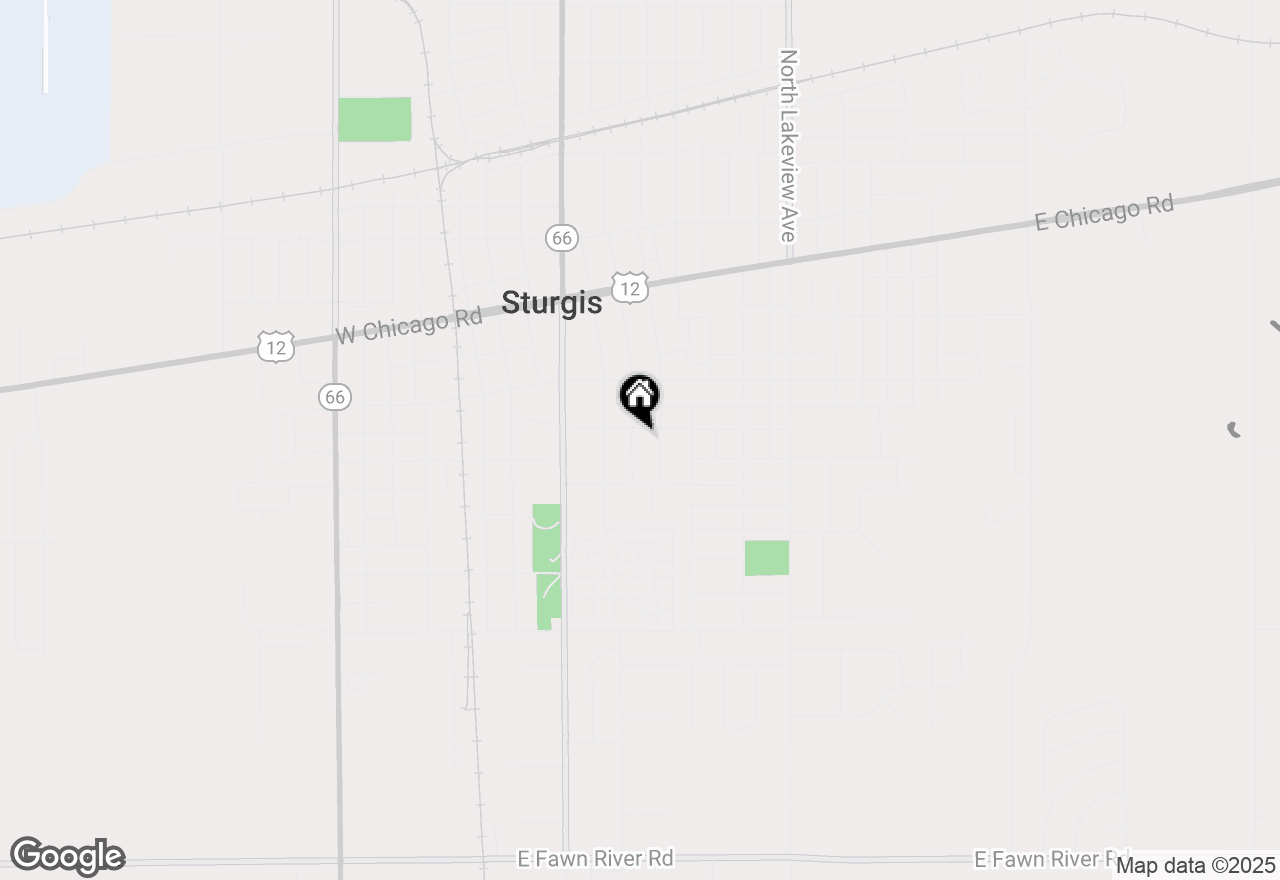 Map of 302 S Maple Street, Sturgis, MI 49091