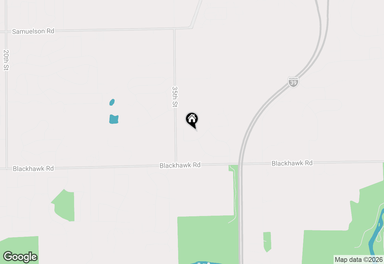 Map of 4361 Antelope Drive, Rockford, IL 61109