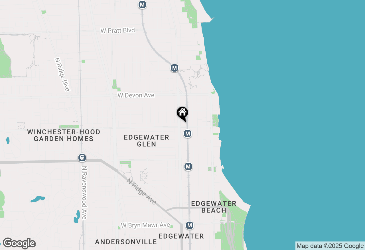 Map of 1134 W Granville Avenue #720, Chicago, IL 60660