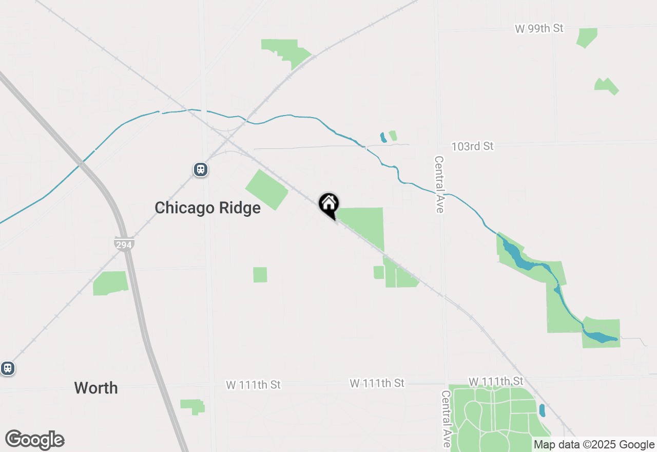 Map of 10537 Austin Avenue #2, Chicago Ridge, IL 60415