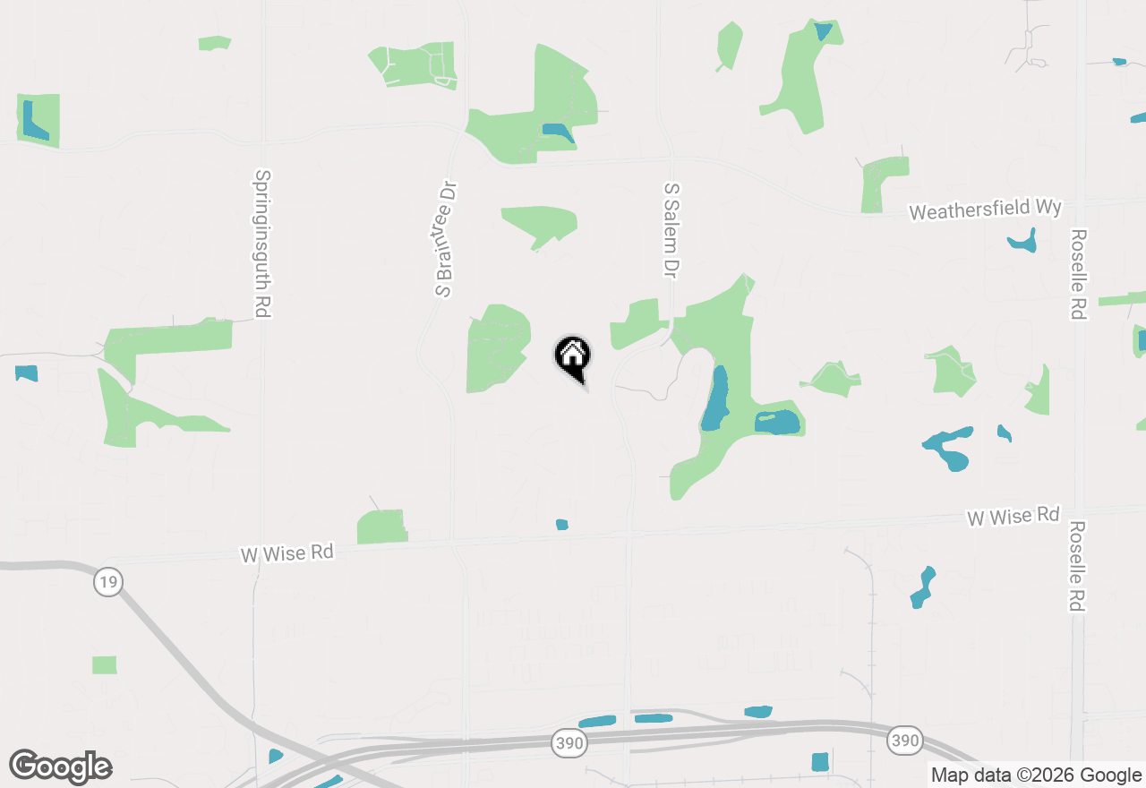 Map of 988 Chelsea Lane, Schaumburg, IL 60193