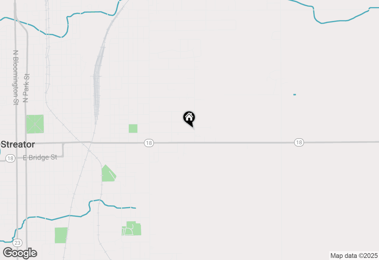 Map of 1522 E Hickory Street, Streator, IL 61364