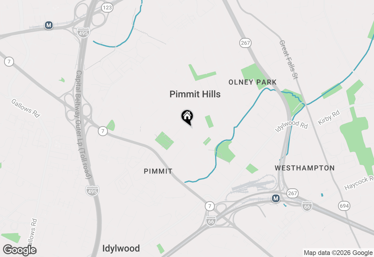 Map of 7421 Nigh Road, Falls Church, VA 22043