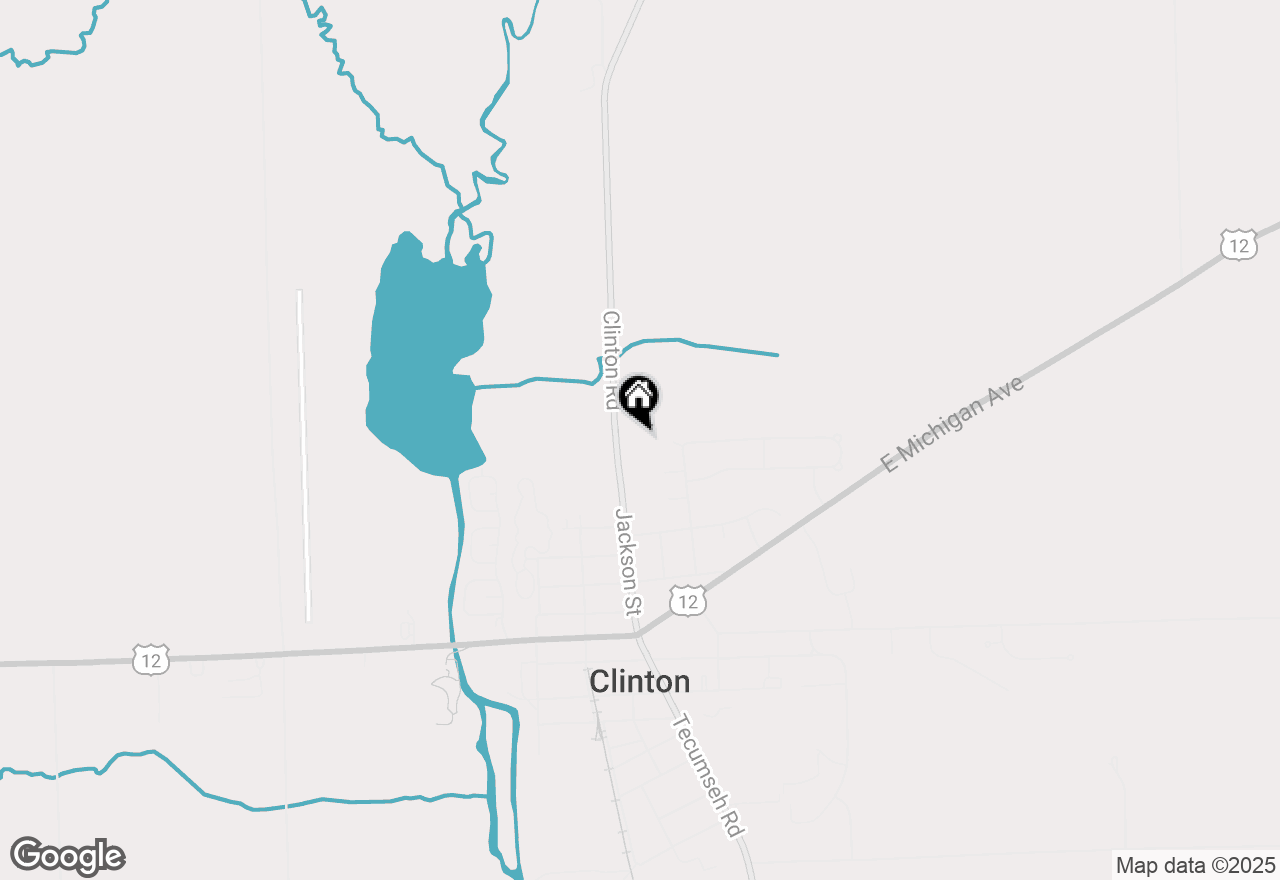 Map of 648 Jackson Street, Clinton Twp, MI 49236