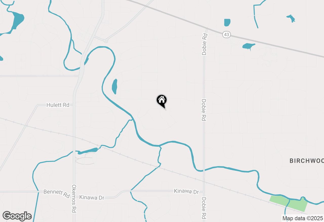 Map of 1875 Penobscot Drive, Okemos, MI 48864