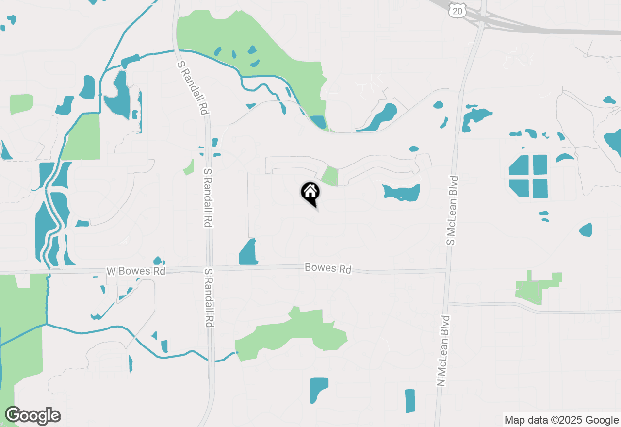 Map of 1944 Mission Hills Drive, Elgin, IL 60123