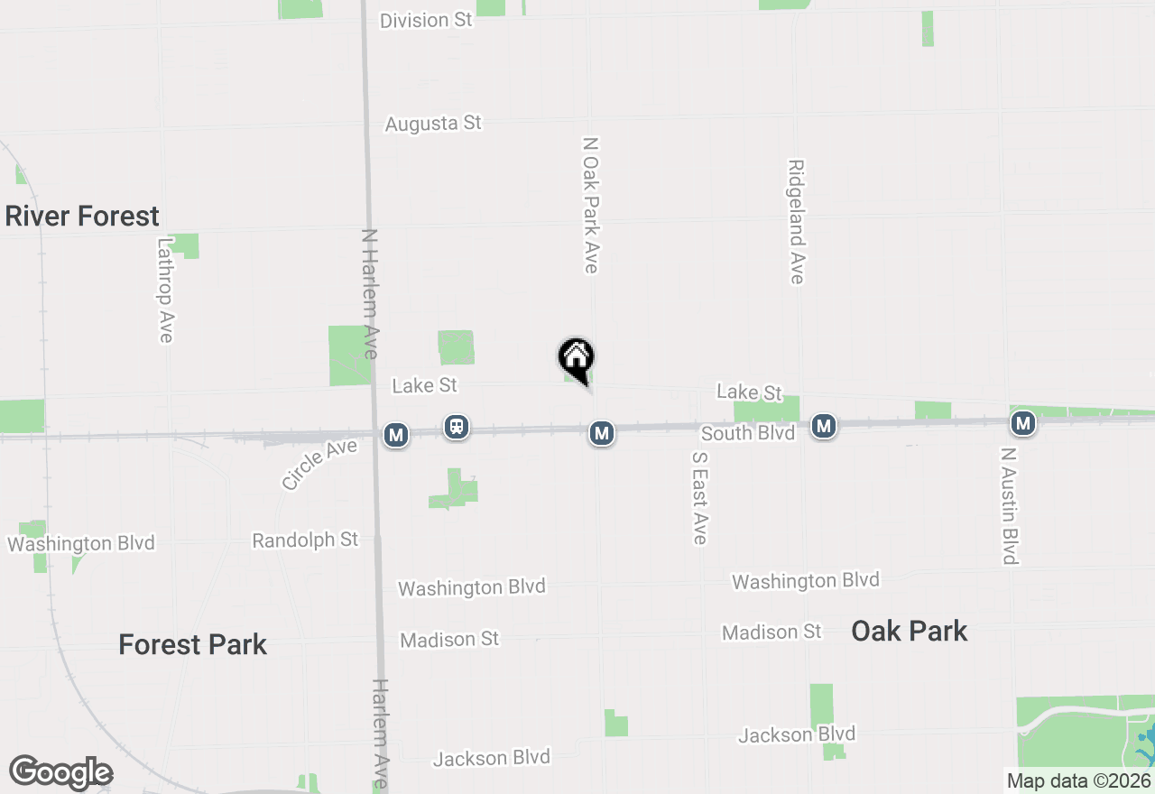 Map of 825 Lake Street #GN, Oak Park, IL 60301