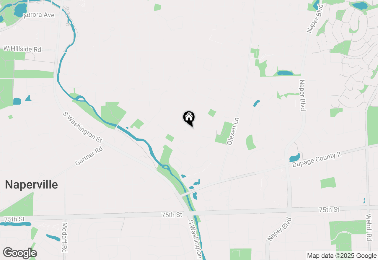 Map of 1103 S Charles Avenue, Naperville, IL 60540