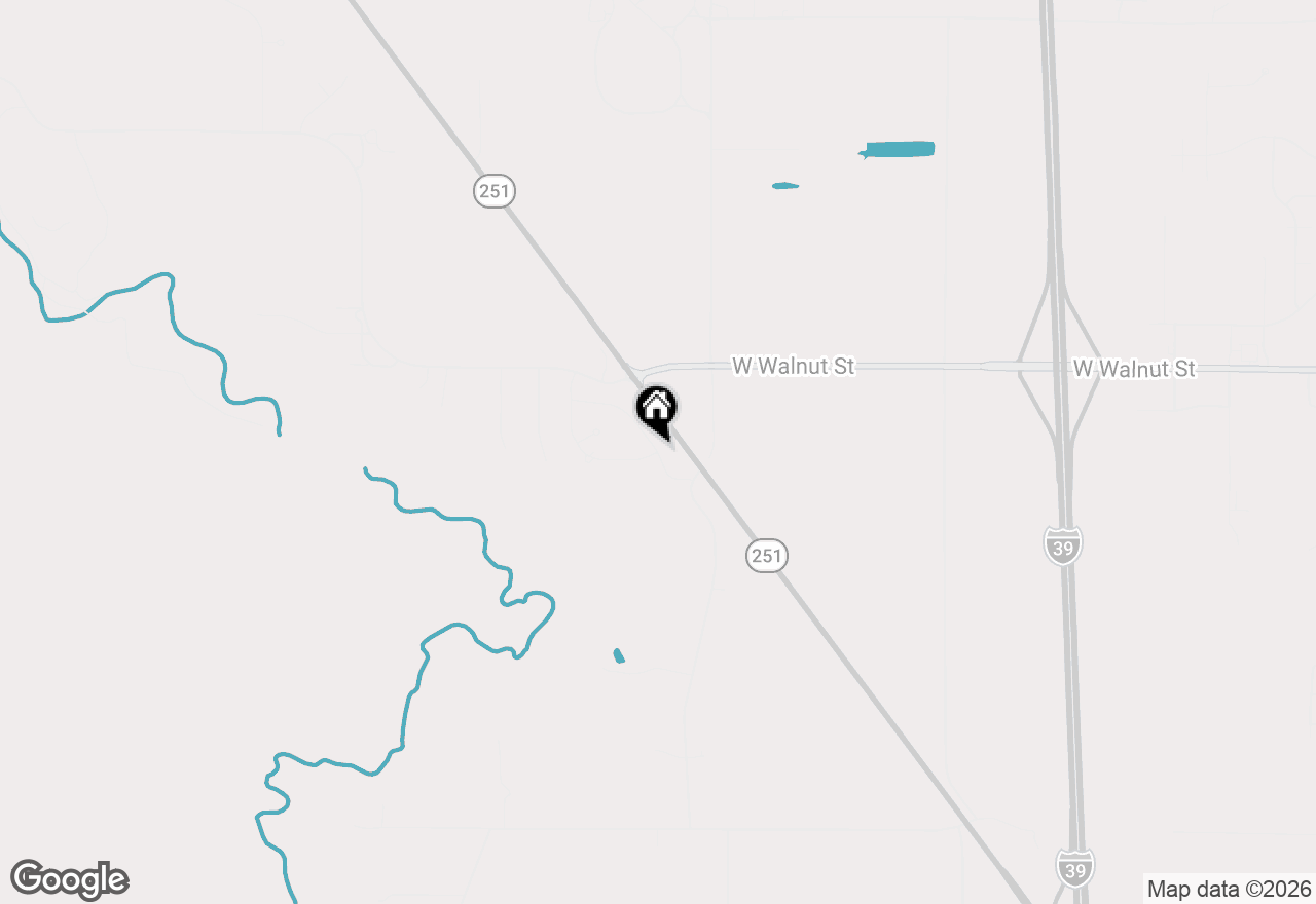 Map of 121 Scott Avenue, Oglesby, IL 61348