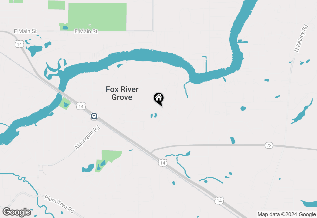 Map of 914 Norge Parkway, Fox River Grove, IL 60021