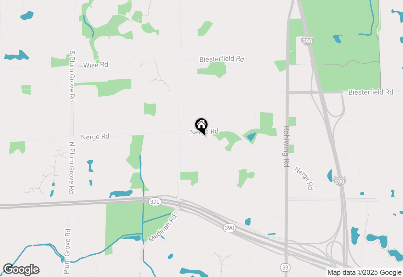 Map of 1453 Armstrong Lane, Elk Grove Village, IL 60007