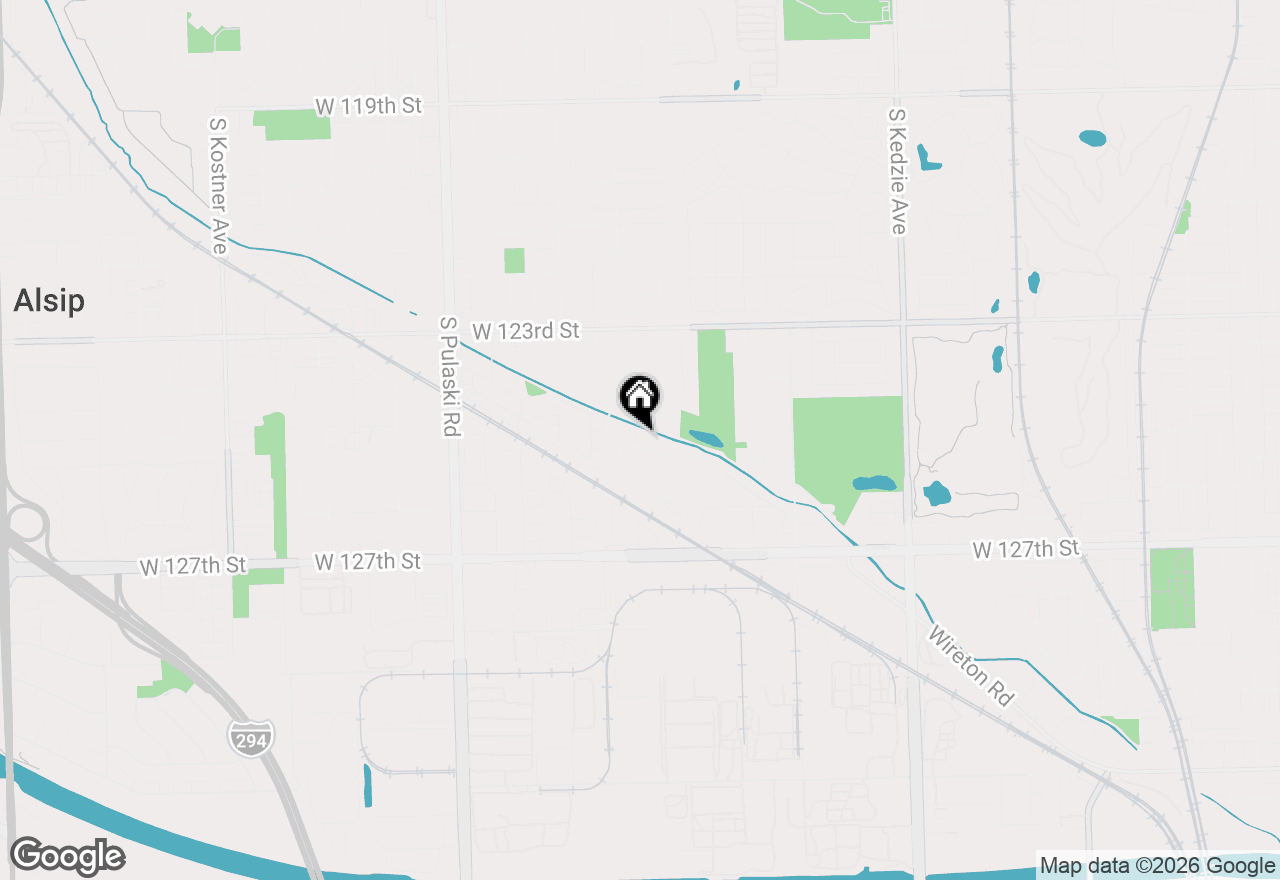 Map of 3630 W 125th Street, Alsip, IL 60803