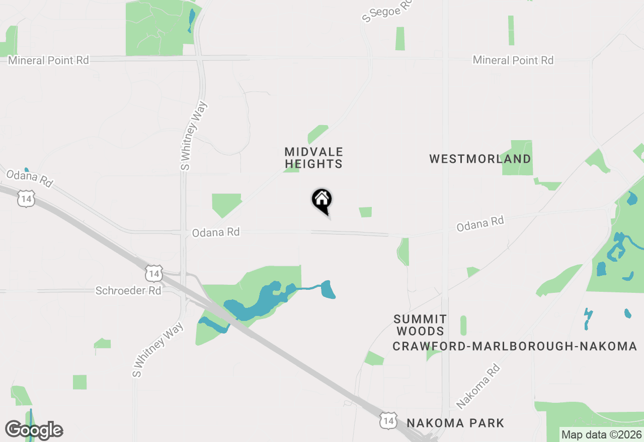 Map of 4901 Sherwood Road, Madison, WI 53711