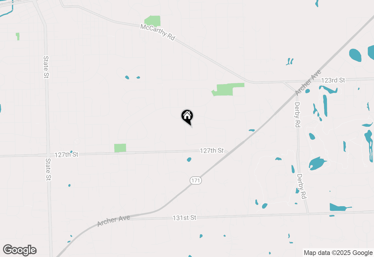 Map of 1373 Notre Dame Drive, Lemont, IL 60439