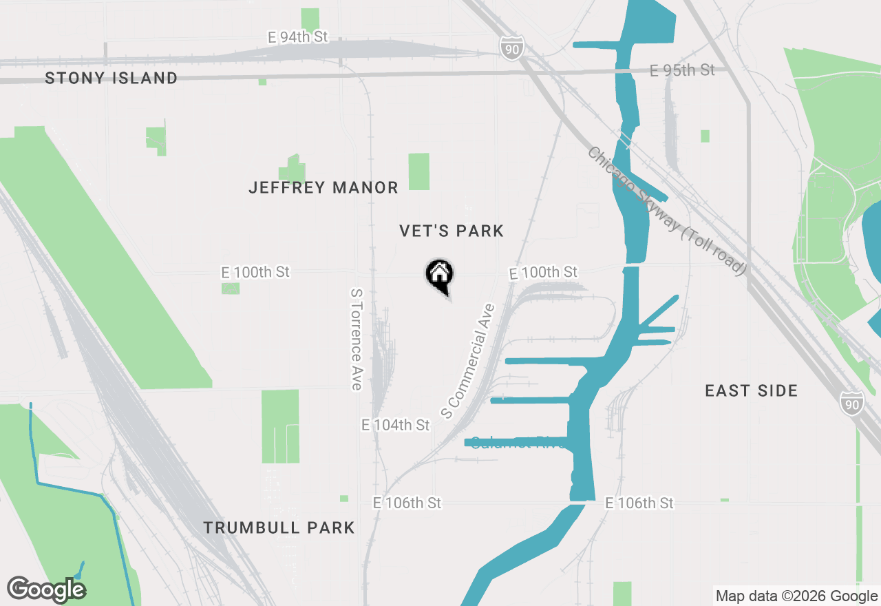 Map of 2846 E 101st Street, Chicago, IL 60617