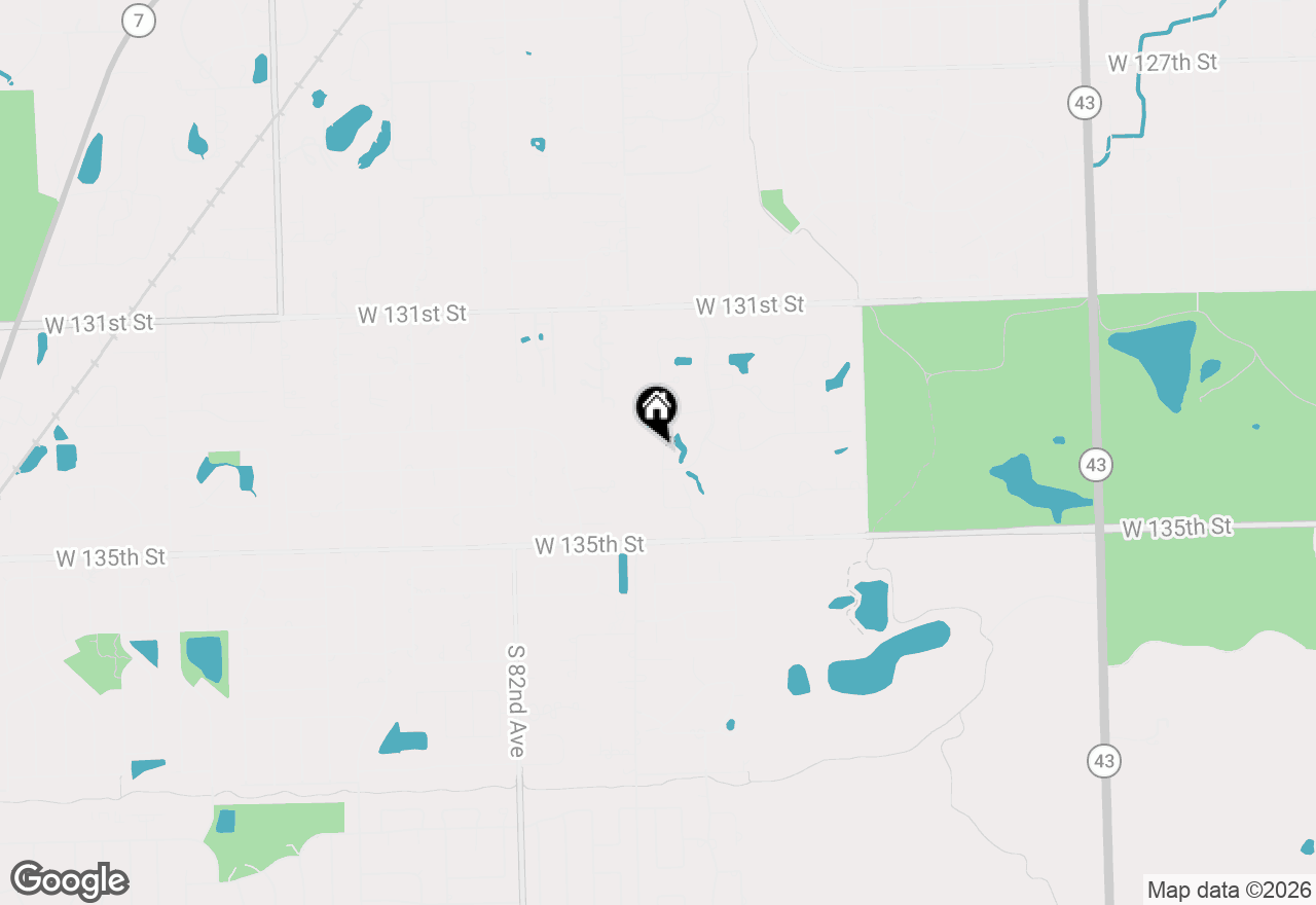 Map of 13434 S Westview Drive #VILLA4, Palos Heights, IL 60463