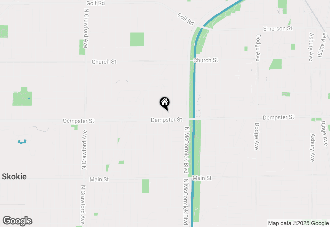 Map of 8822 Forestview Road, Evanston, IL 60203