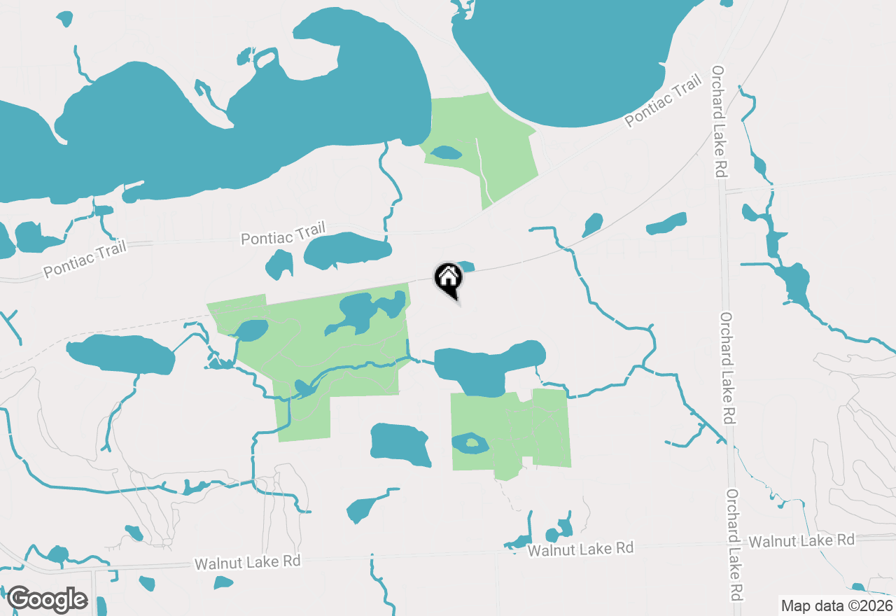 Map of 4759 Mirror Lake Drive, West Bloomfield, MI 48323