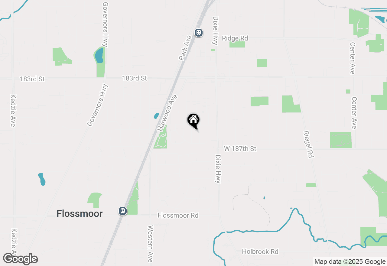 Map of 18625 Lexington Avenue, Homewood, IL 60430