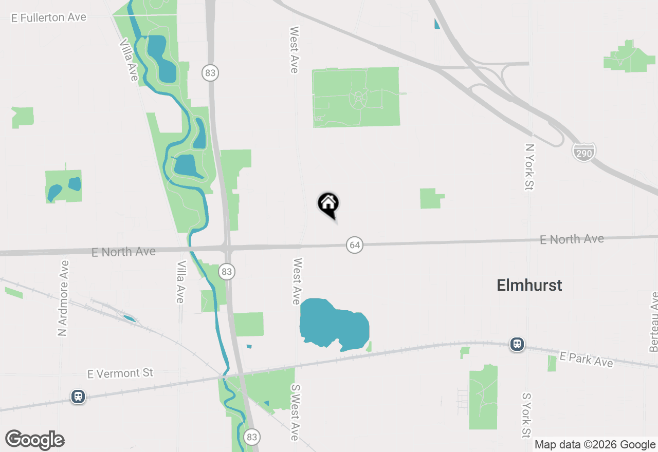 Map of 324 N Highview Avenue, Elmhurst, IL 60126
