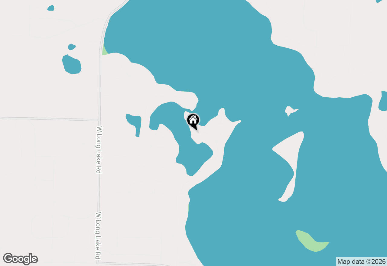 Map of 2969 Crescent Shores Drive, Traverse City, MI 49685